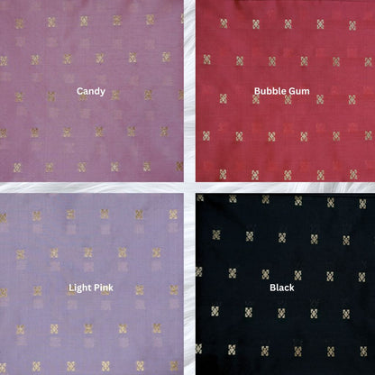 KAMDAR Tafetta Melur Plain Butti Gold Bidang 56" Open Meter (Kain Ela) - Luxurious & Elegant