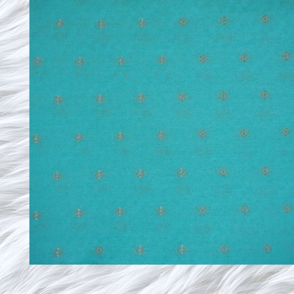 KAMDAR Tafetta Dalia Dupion Zaari Butti Bidang 56" Open Meter (Kain Ela) - Luxurious & Elegant