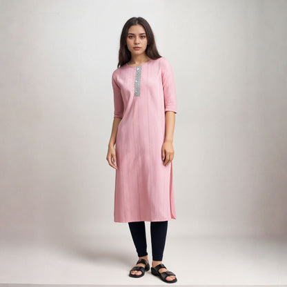 KAMDAR Kurti Mix Design Mix Colour Ready To Wear - Ironless, Cool & Soft