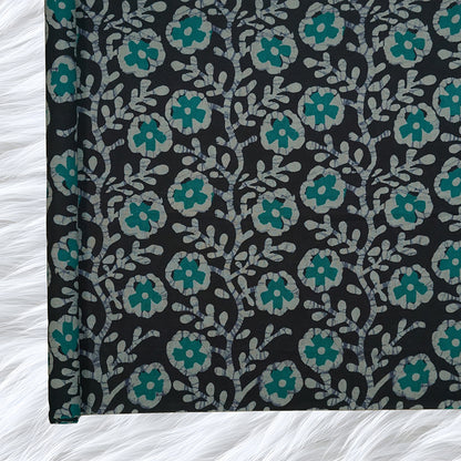 KAMDAR Batik Indigo Cambric Prints Bidang 44" Open Meter (Kain Ela) - 100% Cotton Fabric