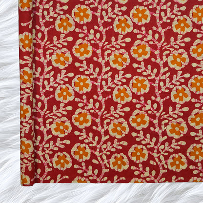 KAMDAR Batik Indigo Cambric Prints Bidang 44" Open Meter (Kain Ela) - 100% Cotton Fabric