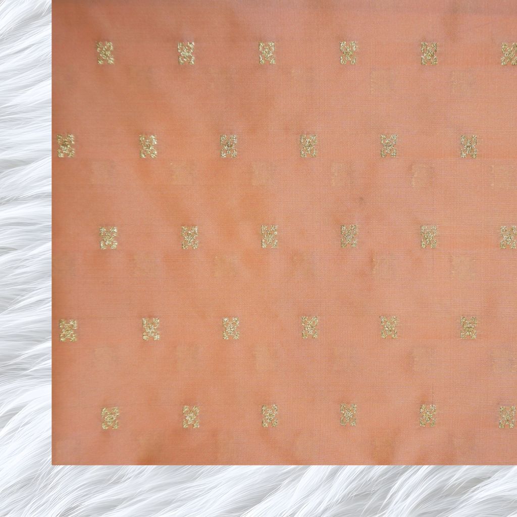 KAMDAR Tafetta Melur Plain Butti Gold Bidang 56" Open Meter (Kain Ela) - Luxurious & Elegant