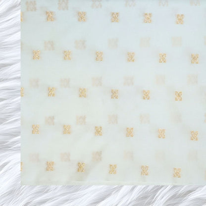 KAMDAR Tafetta Melur Plain Butti Gold Bidang 56" Open Meter (Kain Ela) - Luxurious & Elegant