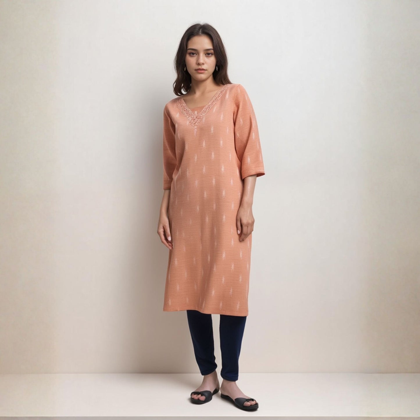 KAMDAR Kurti Mix Design Mix Colour Ready To Wear - Ironless, Cool & Soft