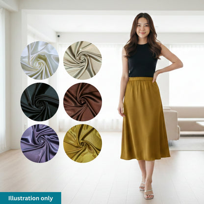 KAMDAR Ladies Skirt - Flowy & Strechable | Suitable for Causal Dressup