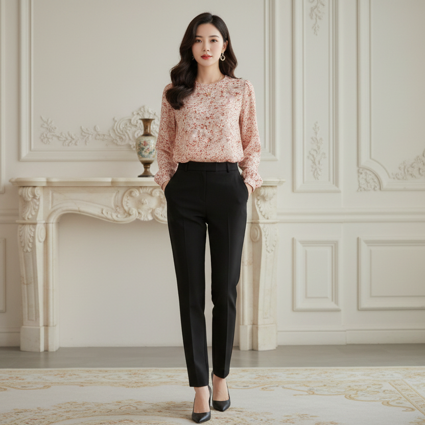 KAMDAR Ladies Blouse - Ironless & Tak Jarang | Suitable for Office and Formal Dressup