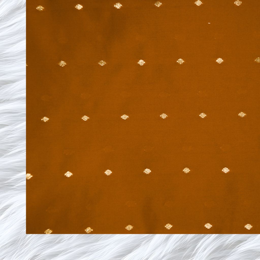 KAMDAR Tafetta Mutiara Plain Butti Gold Bidang 56" Open Meter (Kain Ela) - Luxurious & Elegant