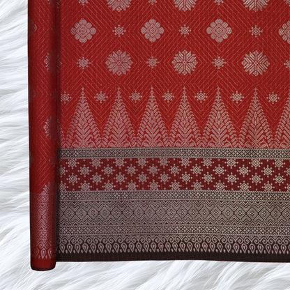 KAMDAR Songket Metallic Bidang 44" Open Meter (Kain Ela) - Ironless & Tak Jarang