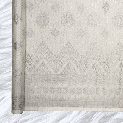 KAMDAR Songket One Side Border Bidang 44" Open Meter (Kain Ela) - Ironless & Tak Jarang