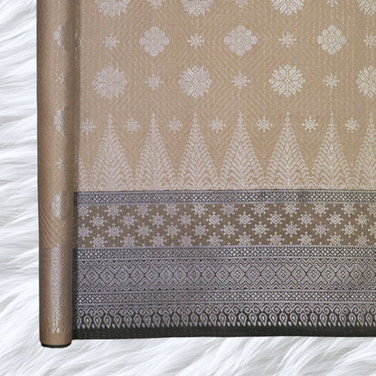 KAMDAR Songket Metallic Bidang 44" Open Meter (Kain Ela) - Ironless & Tak Jarang