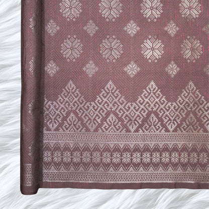 KAMDAR Songket One Side Border Bidang 44" Open Meter (Kain Ela) - Ironless & Tak Jarang