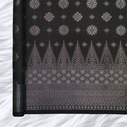 KAMDAR Songket Metallic Bidang 44" Open Meter (Kain Ela) - Ironless & Tak Jarang