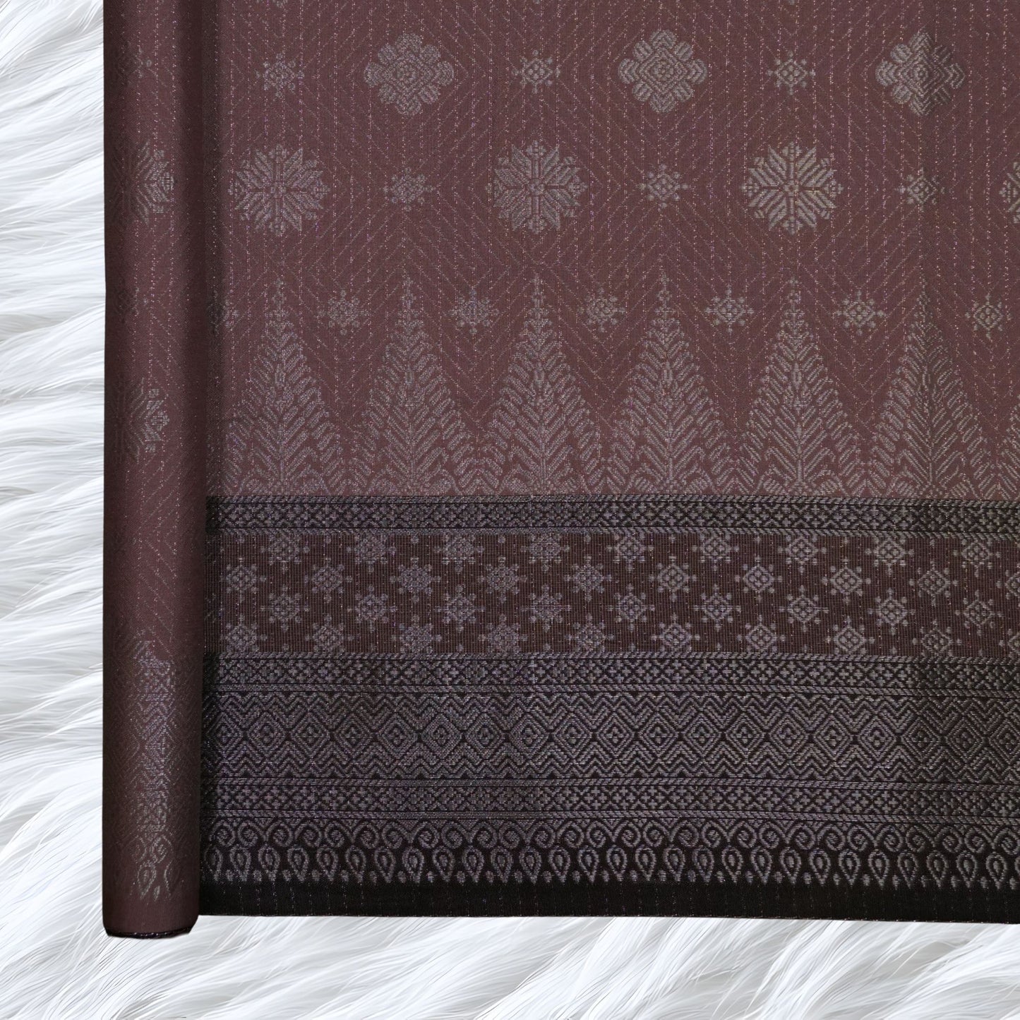 KAMDAR Songket Metallic Bidang 44" Open Meter (Kain Ela) - Ironless & Tak Jarang