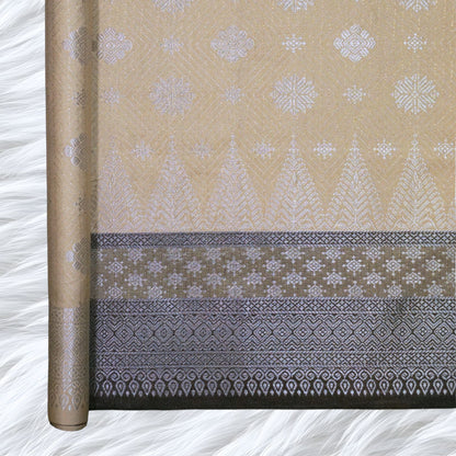 KAMDAR Songket Metallic Bidang 44" Open Meter (Kain Ela) - Ironless & Tak Jarang