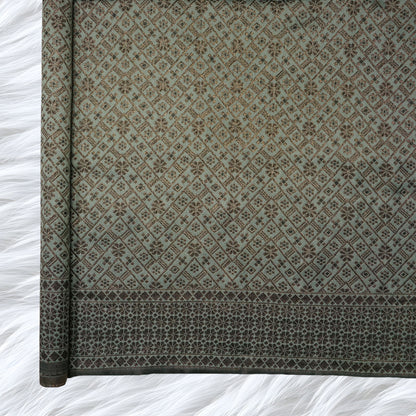KAMDAR Songket Metallic Bidang 44" Open Meter (Kain Ela) - Ironless & Tak Jarang