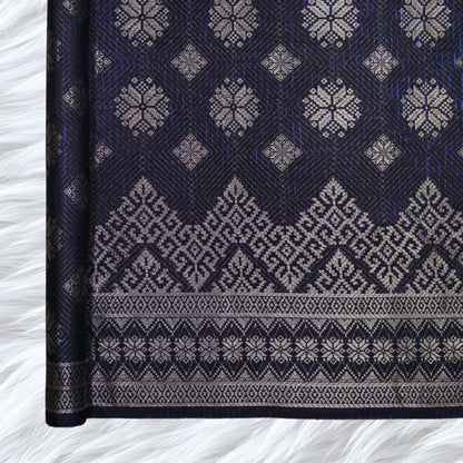 KAMDAR Songket One Side Border Bidang 44" Open Meter (Kain Ela) - Ironless & Tak Jarang