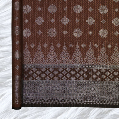 KAMDAR Songket Metallic Bidang 44" Open Meter (Kain Ela) - Ironless & Tak Jarang