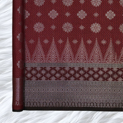 KAMDAR Songket Metallic Bidang 44" Open Meter (Kain Ela) - Ironless & Tak Jarang