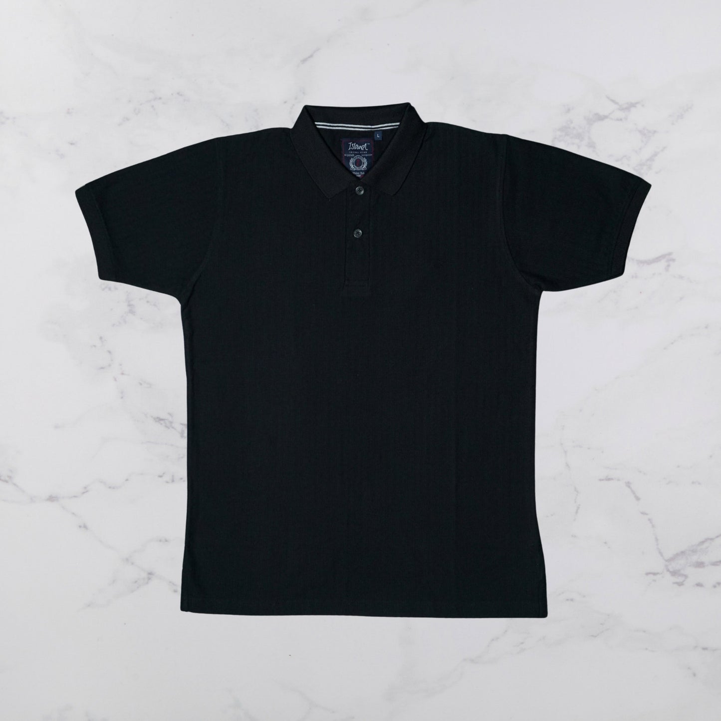 KAMDAR Men's Short Sleeve T-shirt Jacquard Material 5 Colour - Thicker & Breathable