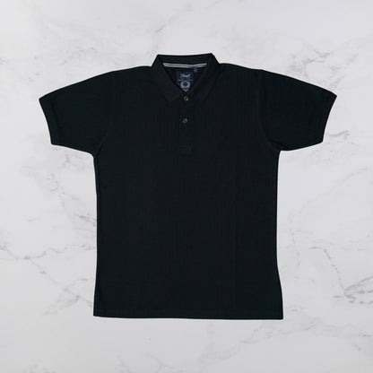 KAMDAR Men's Short Sleeve T-shirt Jacquard Material 5 Colour - Thicker & Breathable