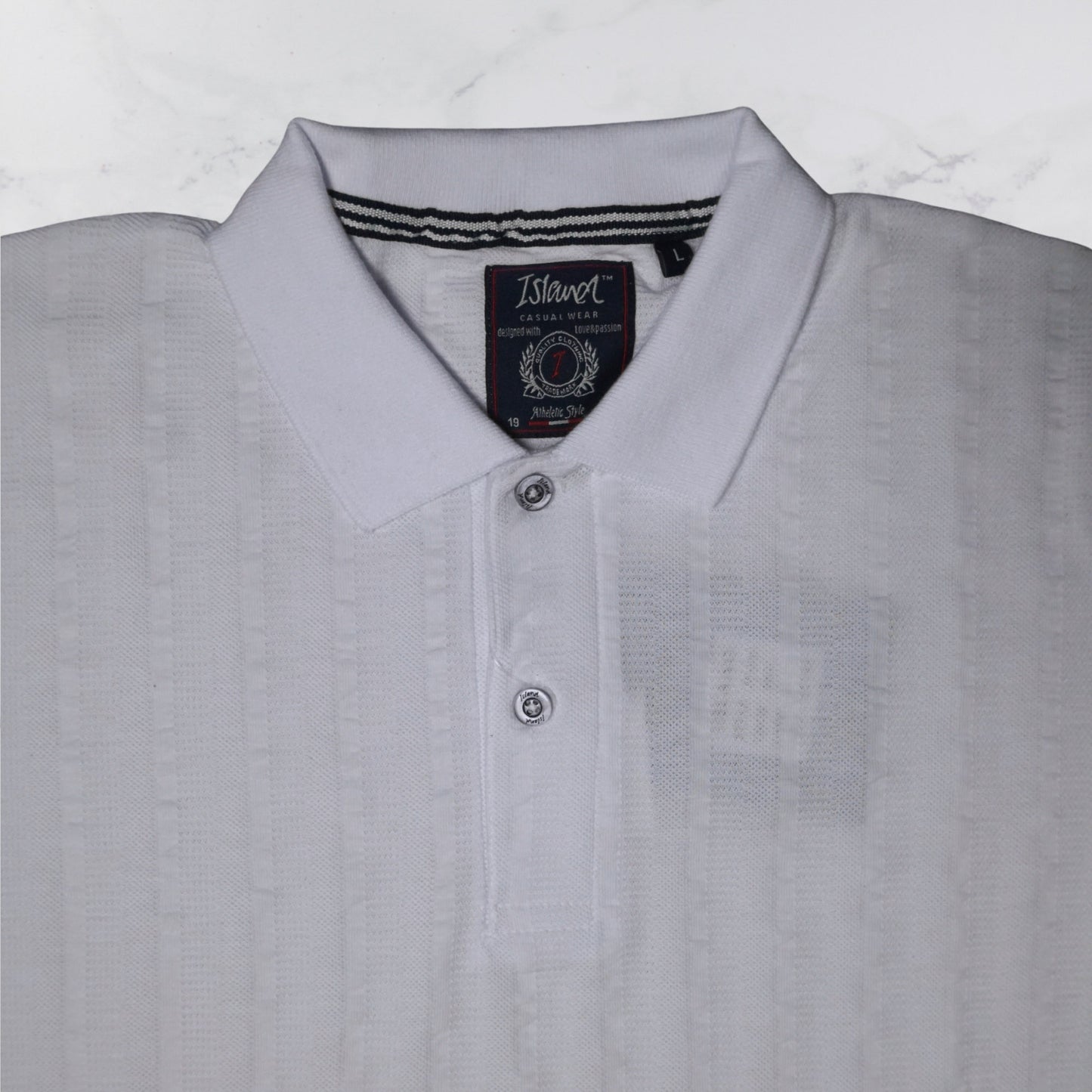 KAMDAR Men's Short Sleeve T-shirt Jacquard Material 5 Colour - Thicker & Breathable