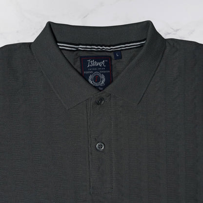 KAMDAR Men's Short Sleeve T-shirt Jacquard Material 5 Colour - Thicker & Breathable