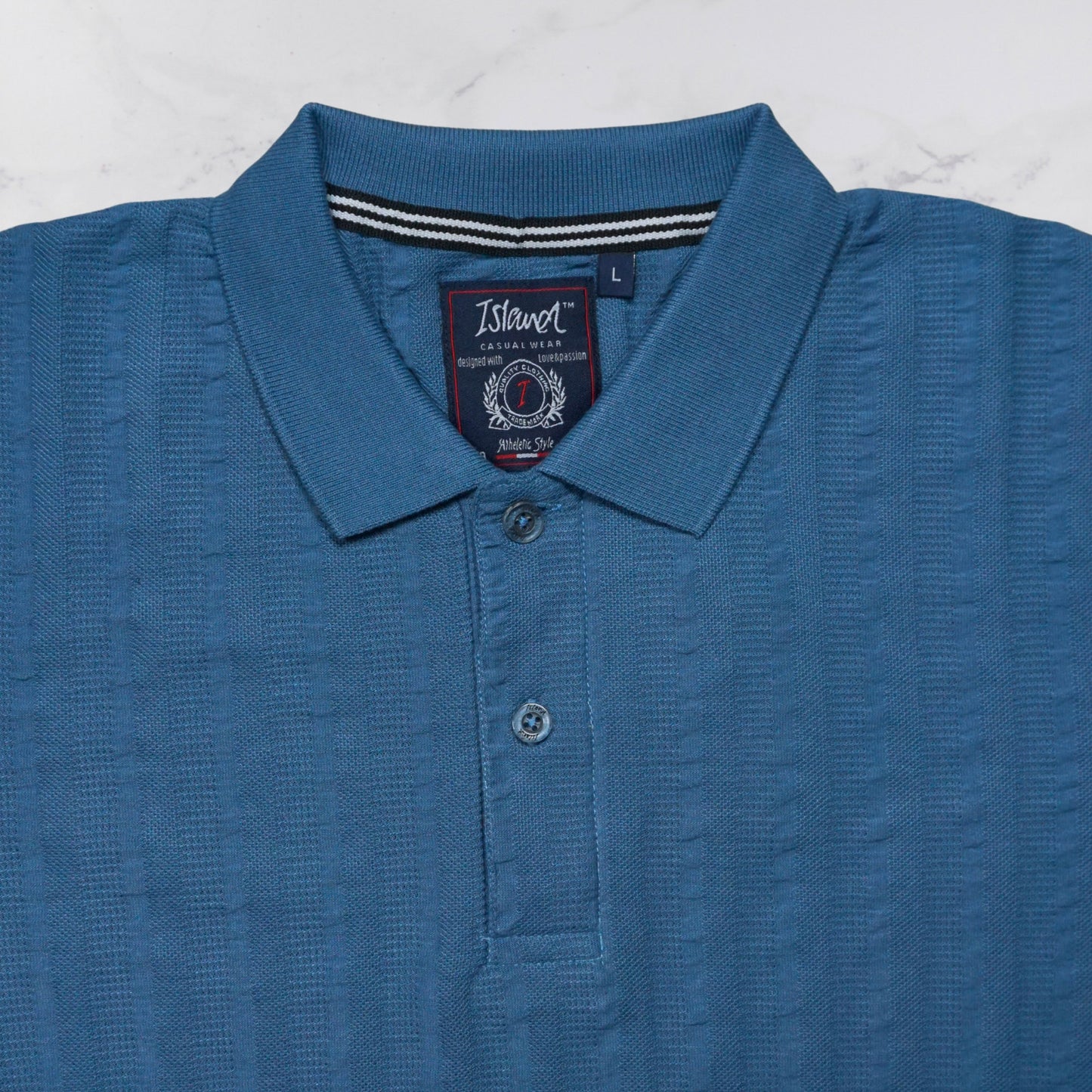 KAMDAR Men's Short Sleeve T-shirt Jacquard Material 5 Colour - Thicker & Breathable