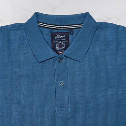 KAMDAR Men's Short Sleeve T-shirt Jacquard Material 5 Colour - Thicker & Breathable
