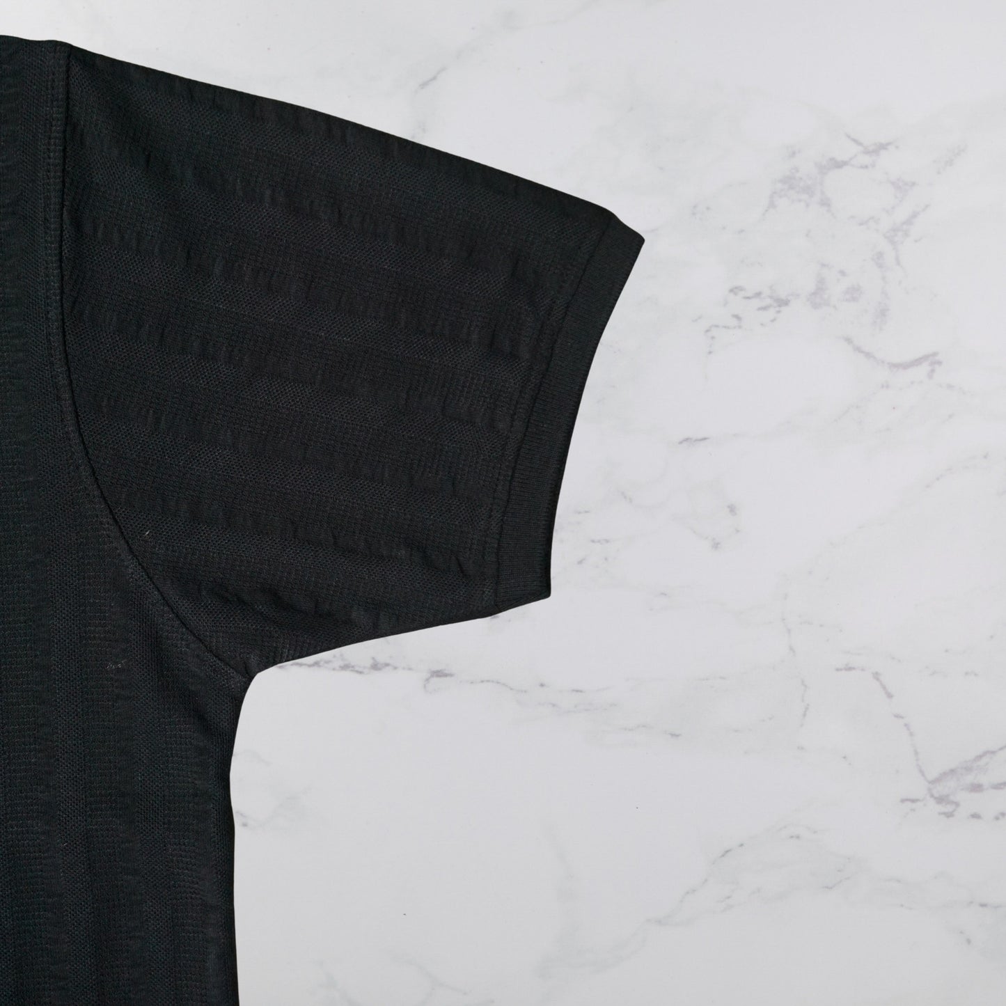 KAMDAR Men's Short Sleeve T-shirt Jacquard Material 5 Colour - Thicker & Breathable