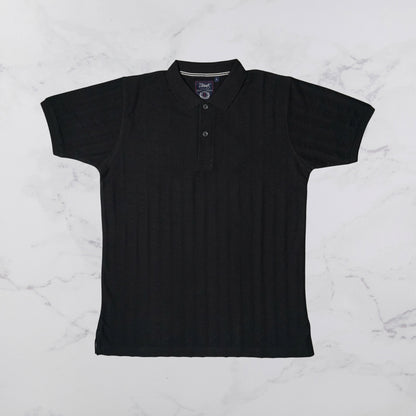 KAMDAR Men's Short Sleeve T-shirt Jacquard Material 5 Colour - Thicker & Breathable