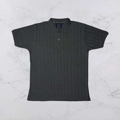 KAMDAR Men's Short Sleeve T-shirt Jacquard Material 5 Colour - Thicker & Breathable