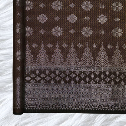 KAMDAR Songket Metallic Bidang 44" Open Meter (Kain Ela) - Ironless & Tak Jarang