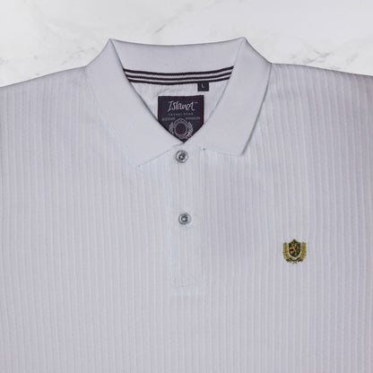 KAMDAR Men's Short Sleeve T-shirt Jacquard Material 5 Colour - Thicker & Breathable