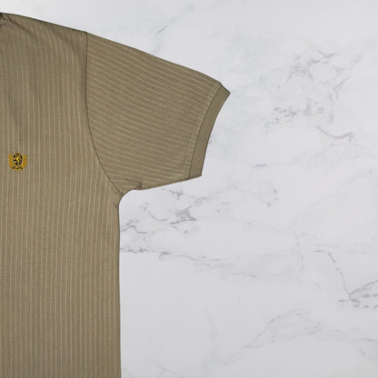 KAMDAR Men's Short Sleeve T-shirt Jacquard Material 5 Colour - Thicker & Breathable