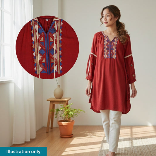 KAMDAR Ladies Blouse - Ironless & Tak Jarang | Suitable for Office and Formal Dressup