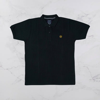 KAMDAR Men's Short Sleeve T-shirt Jacquard Material 5 Colour - Thicker & Breathable