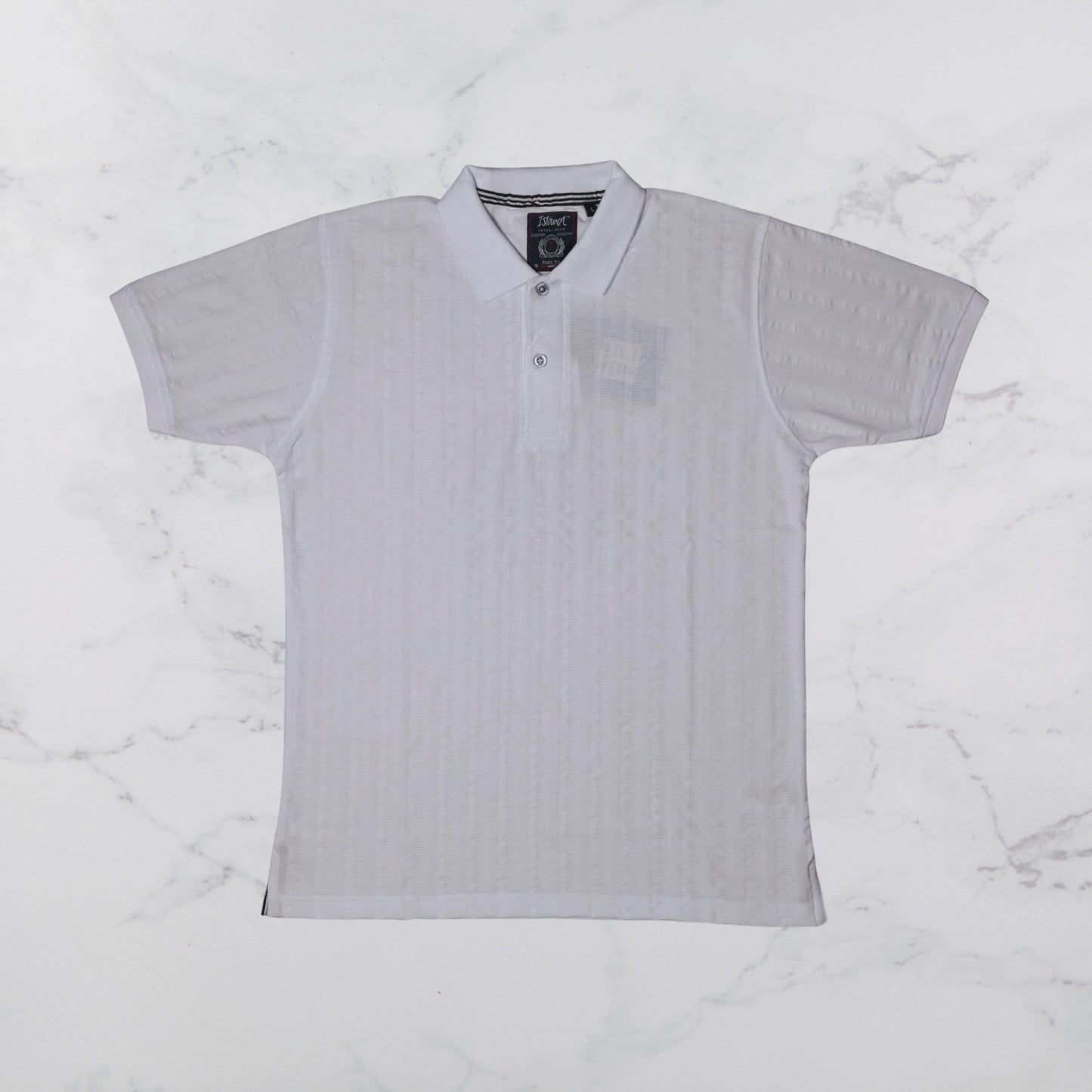 KAMDAR Men's Short Sleeve T-shirt Jacquard Material 5 Colour - Thicker & Breathable