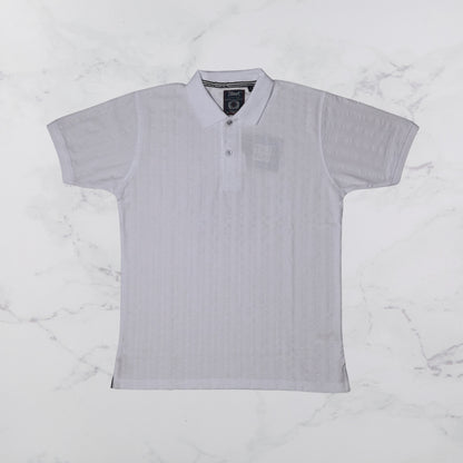 KAMDAR Men's Short Sleeve T-shirt Jacquard Material 5 Colour - Thicker & Breathable