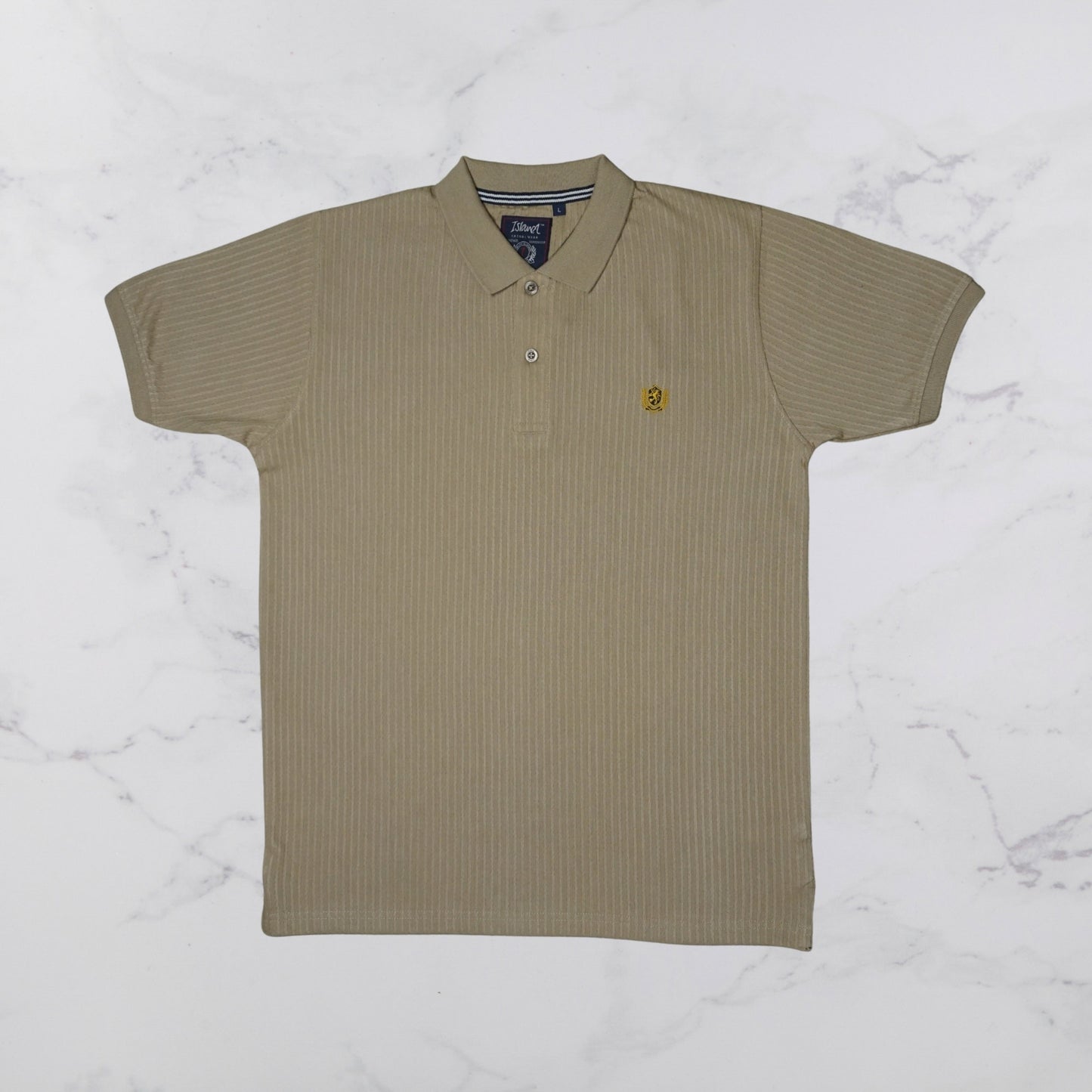KAMDAR Men's Short Sleeve T-shirt Jacquard Material 5 Colour - Thicker & Breathable
