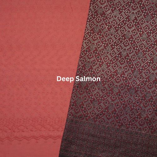 KAMDAR Songket Aidan Metallic Bidang 44" Open Meter (Kain Ela) - Ironless & Tak Jarang