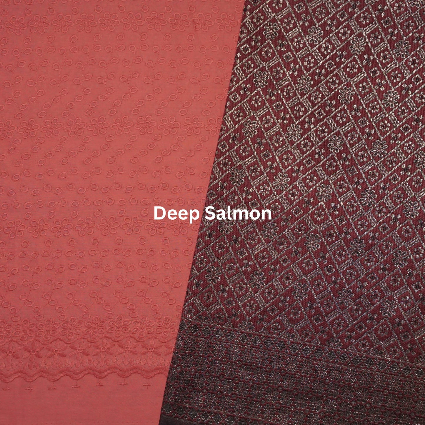 KAMDAR Songket Aidan Metallic Bidang 44" Open Meter (Kain Ela) - Ironless & Tak Jarang