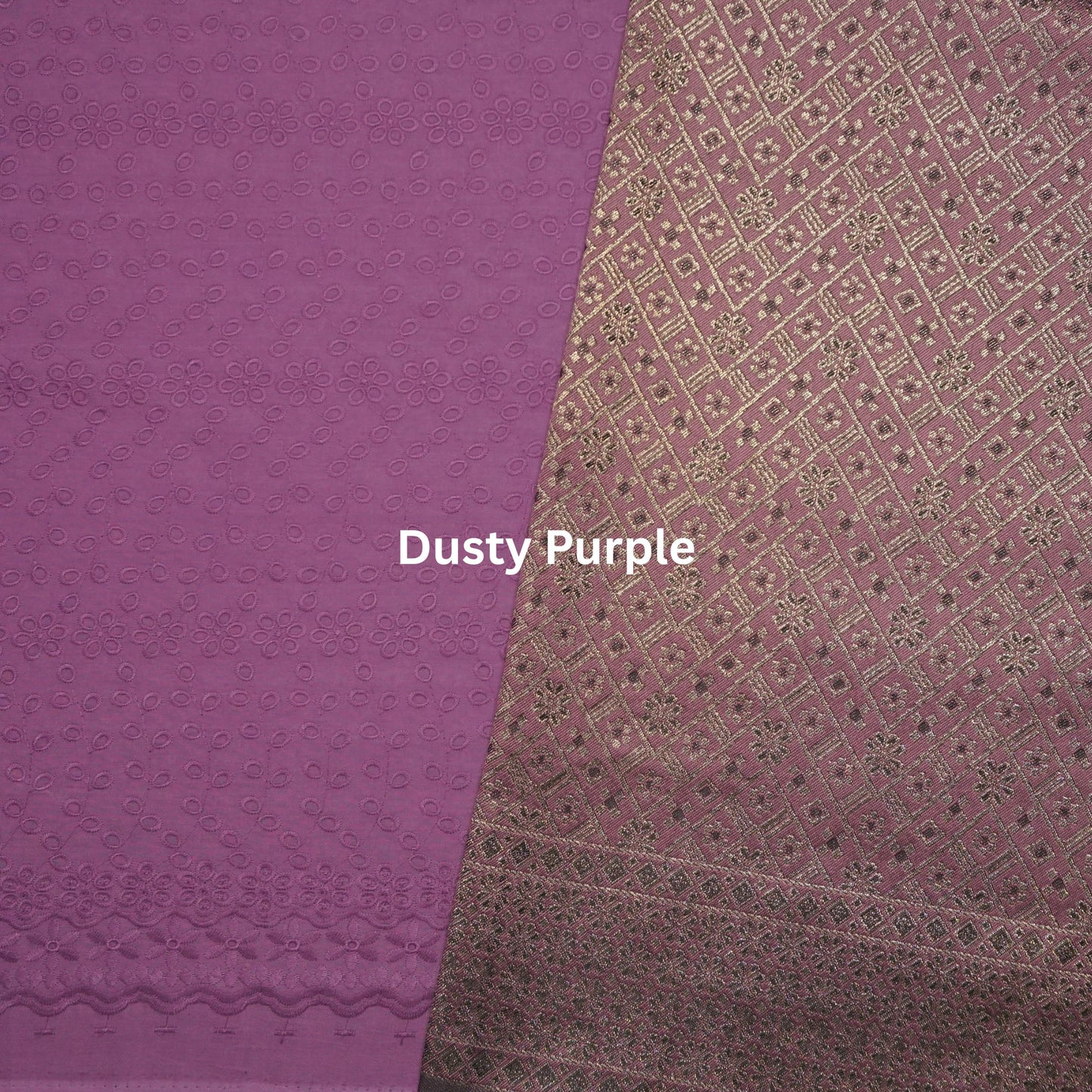 KAMDAR Songket Aidan Metallic Bidang 44" Open Meter (Kain Ela) - Ironless & Tak Jarang