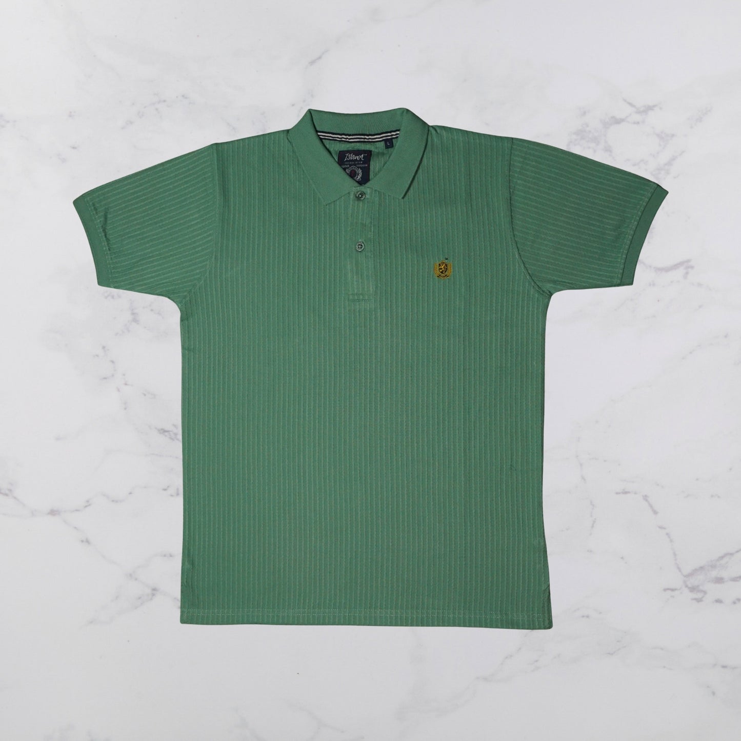 KAMDAR Men's Short Sleeve T-shirt Jacquard Material 5 Colour - Thicker & Breathable