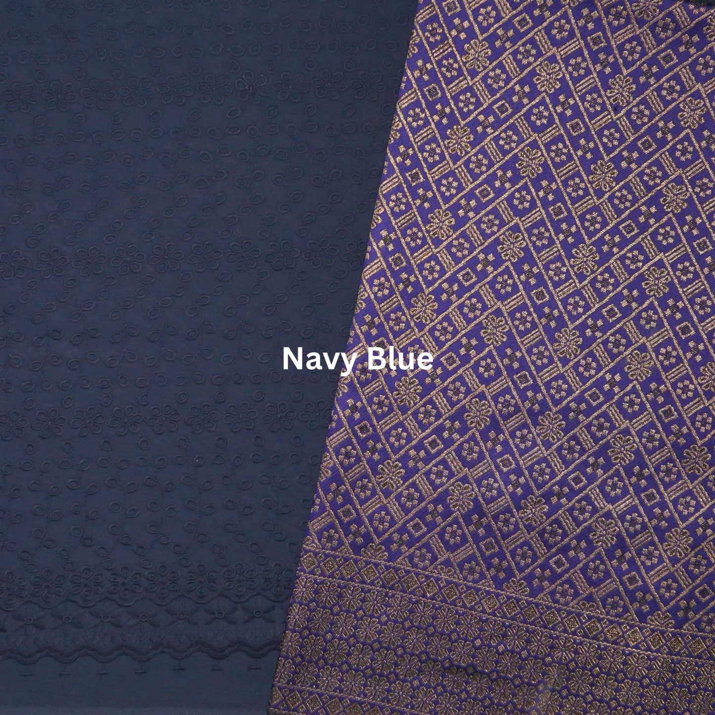 KAMDAR Songket Aidan Metallic Bidang 44" Open Meter (Kain Ela) - Ironless & Tak Jarang