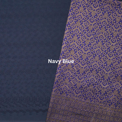 KAMDAR Songket Aidan Metallic Bidang 44" Open Meter (Kain Ela) - Ironless & Tak Jarang