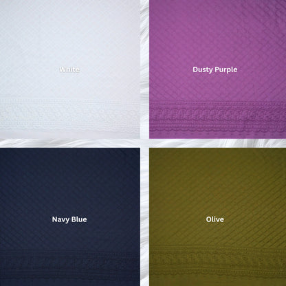 KAMDAR Cotton Cambric Embroidery Elora 60S Bidang 44" Open Meter (Kain Ela) - Texture & Timbul