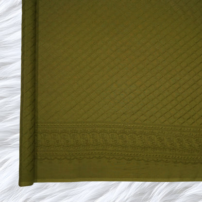 KAMDAR Cotton Cambric Embroidery Elora 60S Bidang 44" Open Meter (Kain Ela) - Texture & Timbul
