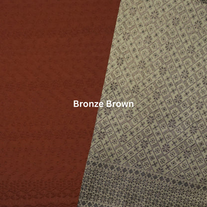 KAMDAR Songket Aidan Metallic Bidang 44" Open Meter (Kain Ela) - Ironless & Tak Jarang