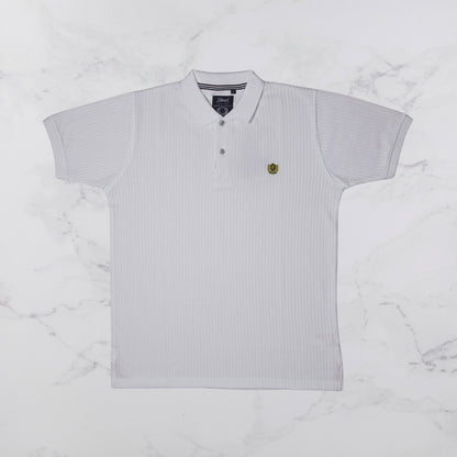 KAMDAR Men's Short Sleeve T-shirt Jacquard Material 5 Colour - Thicker & Breathable