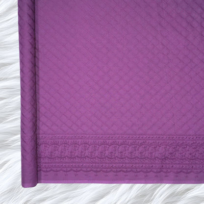 KAMDAR Cotton Cambric Embroidery Elora 60S Bidang 44" Open Meter (Kain Ela) - Texture & Timbul